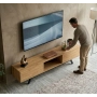 Szafka RTV-37 Drewno Lite Dąb Loft Lakier Rozmiary od 100 cm do 200 cm PREMIUM